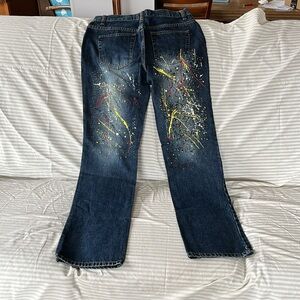 Unusual button down jeans